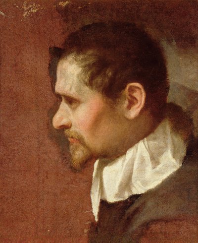 Autoportrait de profil - Annibale Carracci